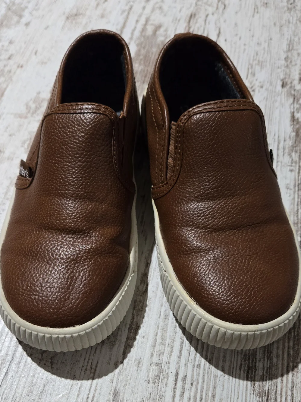 Carter's Boys Slip-On Casual Shoe — Brown Size 13